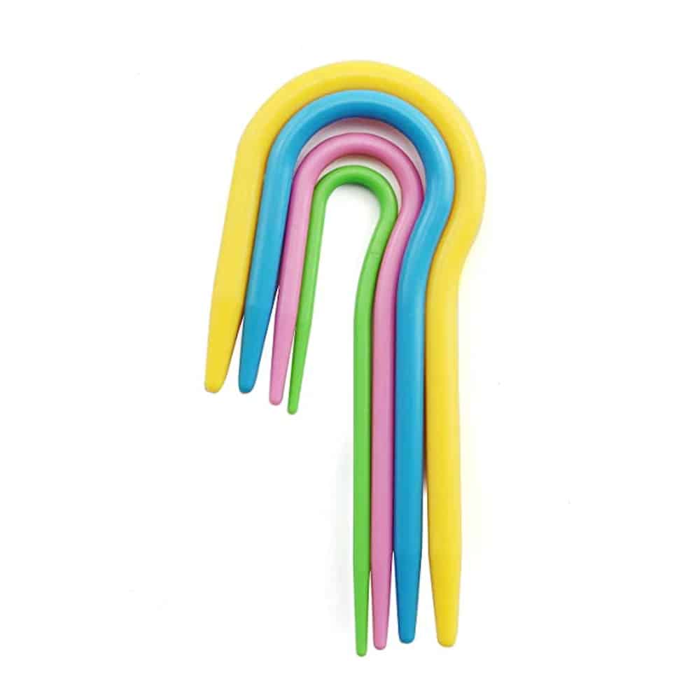 U Cable Stitch Holders (4 Pack) - Keep Your Knitting Projects Secure and Organized - Buy Online at Nilgiri Stores