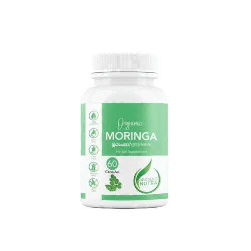 Purity & Essence: 100% Pure Organic Moringa Extract - 500mg, 60 Capsules (Expiration: 2026) - Buy Online at Nilgiri Stores